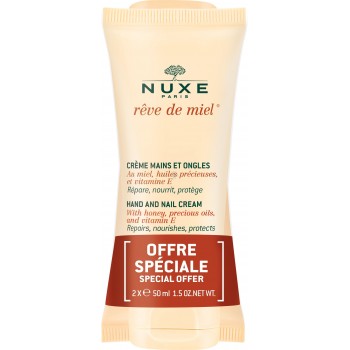 Nuxe Rêve de Miel Crème Mains et Ongles 2 x 50 ml