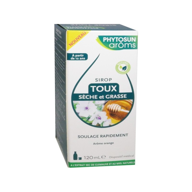 Phytosun Aroms Sirop Toux Sèche et Grasse 120 ml