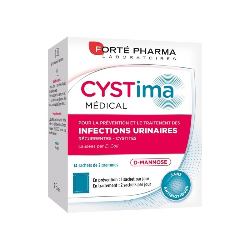 Forté Pharma CYSTima Médical 14 Sachets