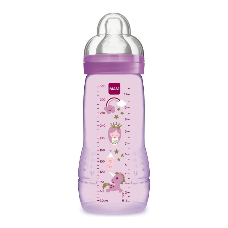 MAM Biberon Easy Active 6m+ 330 ml Rose