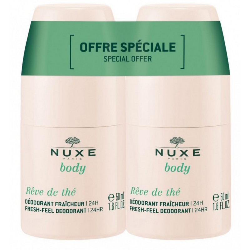 Nuxe Body Déodorant Rêve de Thé 2 x 50 ml