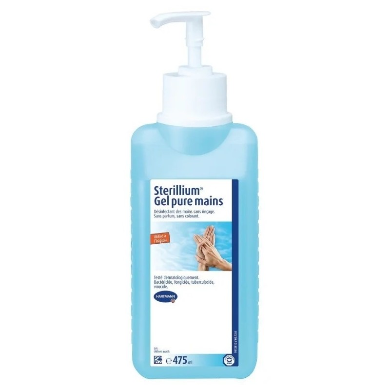 Stérillium gel hydroalcoolique pure mains 475 ml