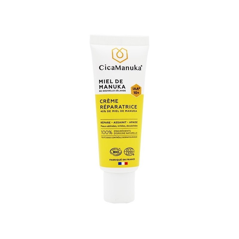 Cicamanuka Crème Réparatrice au Miel de Manuka IAA10+ Bio 40ml