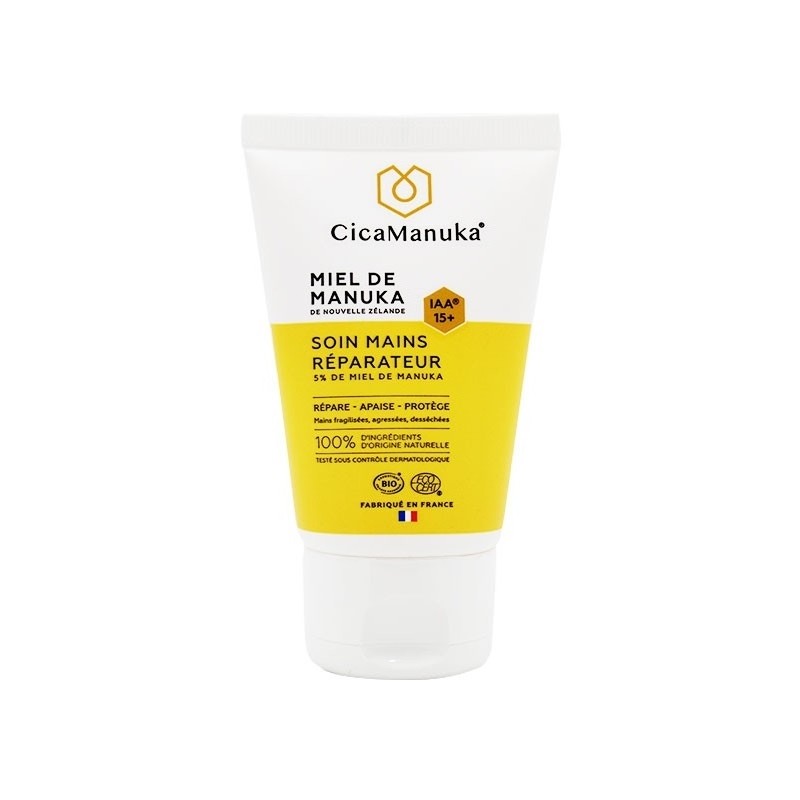 Cicamanuka Soin des Mains Réparateur au Miel de Manuka IAA15+ Bio 50ml