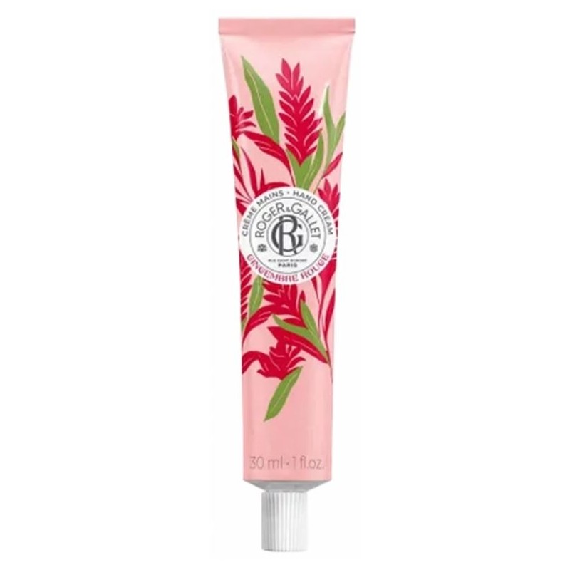 Roger Gallet Creme Mains Bienfaisante Gingembre Rouge Tube 30ml