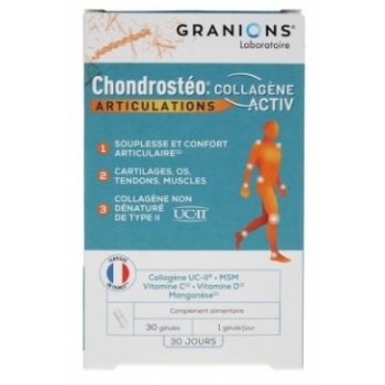 Granions Chondrostéo Articulations Collagène Activ 30 Gélules