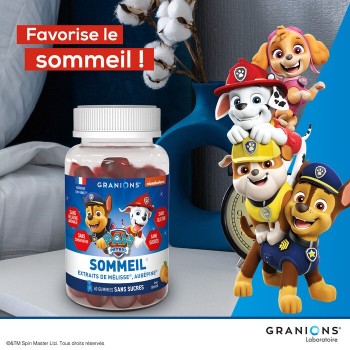 Granions Pat Patrouille Gummies Sommeil - 60 Gummies Abricot