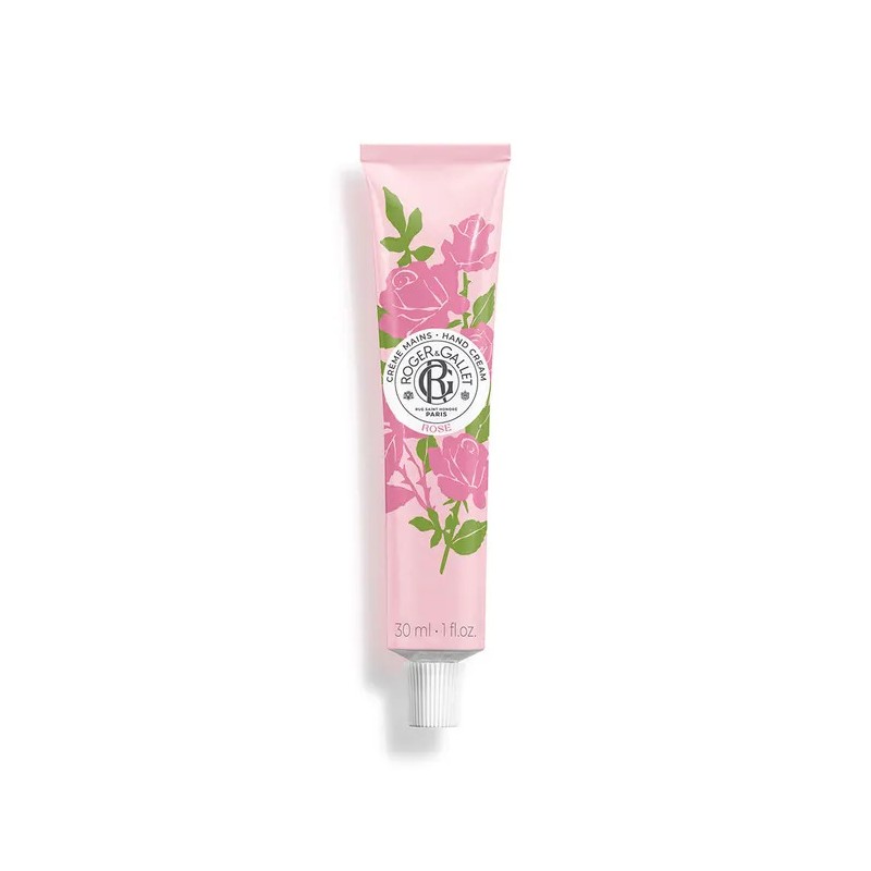 Roger Gallet Creme Mains Bienfaisante Rose Tube 30ml