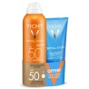 Vichy Capital Soleil Brume Hydratante Invisible SPF50 200ml + Lait Apaisant Après-soleil 100ml