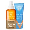 Vichy Capital Soleil Eau De Protection Solaire Hale Sublime Spf50 200ml + Apres-soleil 100ml