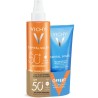 Vichy Capital Soleil Spray Fluide Invisible Protection Cellulaire SPF50+ 200ml + Lait Apaisant Après-Soleil Offert 100ml