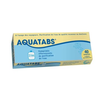 Aquatabs purification d'eau...