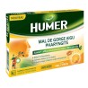 Humer Mal de Gorge Aigu Pharyngite - Arôme Miel Citron, 20 Pastilles