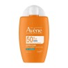 Avène Solaire- Ultra Fluid Oil Control SPF50 Sans Parfum - Visage - Peaux Sensibles, 50ml