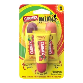 Carmex Minis Baume à Lèvres x3