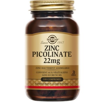 Solgar Zinc Picolinate 22 mg