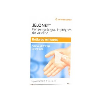 Jelonet Brûlures 10 cm x 10...