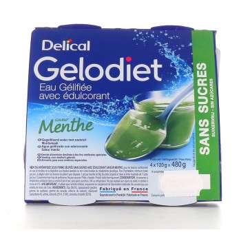 Eau Gélifiée Menthe 4X120G