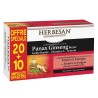 Herbesan Panax Ginseng Gelée Royale - 20 + 10 Ampoules de 15ml