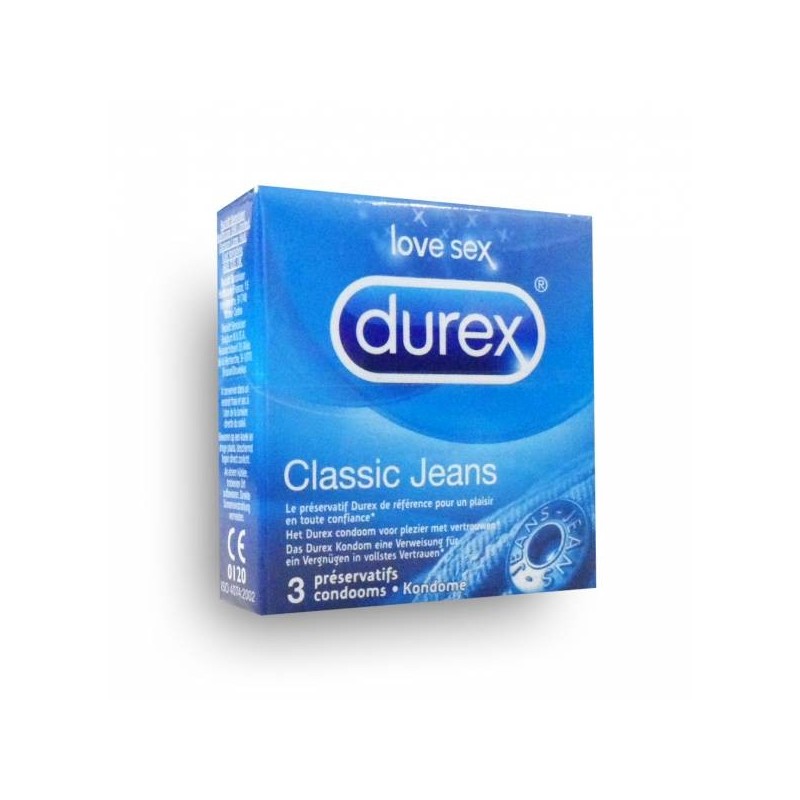 Durex Préservatif Classic Jeans x 3